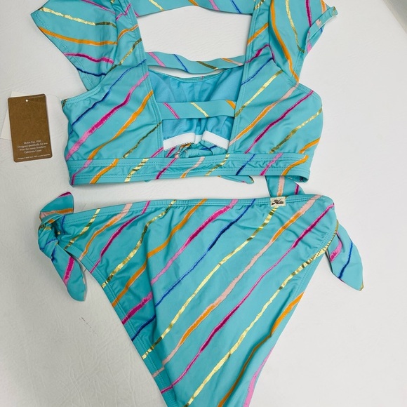 Hobie girls two pieces swimsuit size 16 nwt - Picture 5 of 5